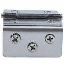 Shower Door Stainless Steel Glass-to-Glass Clamp Clip Hinge for 8mm - 10mm