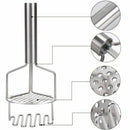 New Kitchen Potato crusher Mashed Potatoes Device Bilayer Mud Salad Fruit V A4Y5