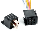 JD2912 Car Relay 12V DC 80A 5 Pin Auto Relay with 5-Wire Socket Universal