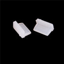 10pcs Clear Rubber A Type Female USB Anti Dust Protector Plugs Stopper Cover ES