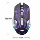 1X(Sunrose X2 Wired Usb Computer Gaming Mouse 6D Colorful Glow Buttons Lapt