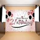 21st Birthday Backdrop Wall Decor Photo Studio Photography Background Cloth