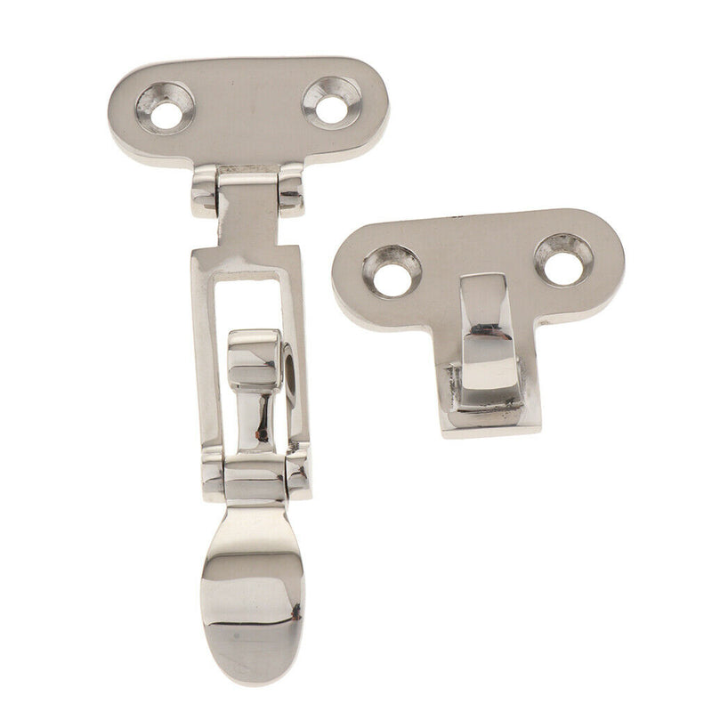 Anti-Rattle Lockable Hold Down Clamp Latch Marine High Polished Stainless Steel