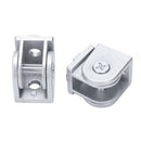 2Pcs/Lot Alloy Flexible Pivot Joint Connector For Eu Standard Aluminum Extr S3Z6