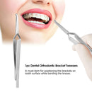 Dental Direct Bracket Holder Orthodontic Bonding Serrated Instruments Tweezers Y
