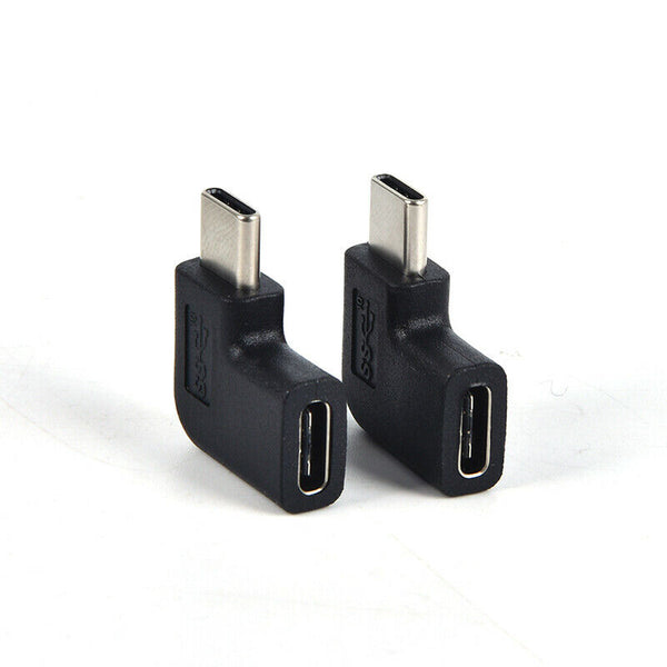 90 Degree Right Angle USB 3.1 Type C Male to Female USB-C Converter AdapterBX