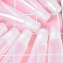 10x 5ml refillable empty cosmetic tube lip gloss balm clear cosmetic containe Bj