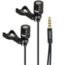 Microphone Broadcasting Recording Headed Professional Dual Studio Lavalier Lapel