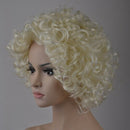 7.8 Inch Synthetic Wigs High Temperature Silk Heat Short Short Roll Lace Wi