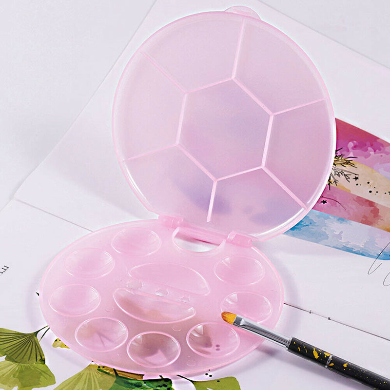 Color Mixing Makeup Palette Painting Tray Beauty Tool PP Nail Art Palette
