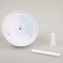 LED USB Induction Wood Grain Humidifier Ultrasonic Air Diffuser(White)