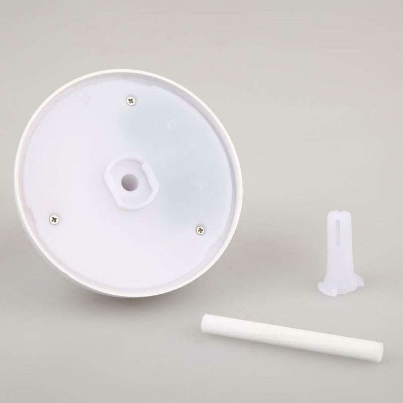 LED USB Induction Wood Grain Humidifier Ultrasonic Air Diffuser(White)