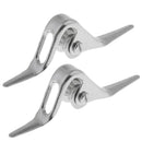 2pcs Stainless Steel Fishing Roller Guides Jigging Rod Guides