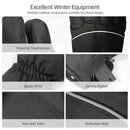Motorbike Electric Heated Gloves Winter Warm Battery Waterproof Driving Glo E8D9