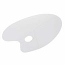 395mm x 290mm White Plastic Watercolor Paint Plate Tray Mixing Palette