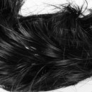 Women Black Hair Wave Scrunchie Bun Extensions Curly Ponytail Hairpiece Z3N1