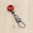 60x Tackle Running Ledger Slider Snap Connector Swivels Fishing Gear Accessory