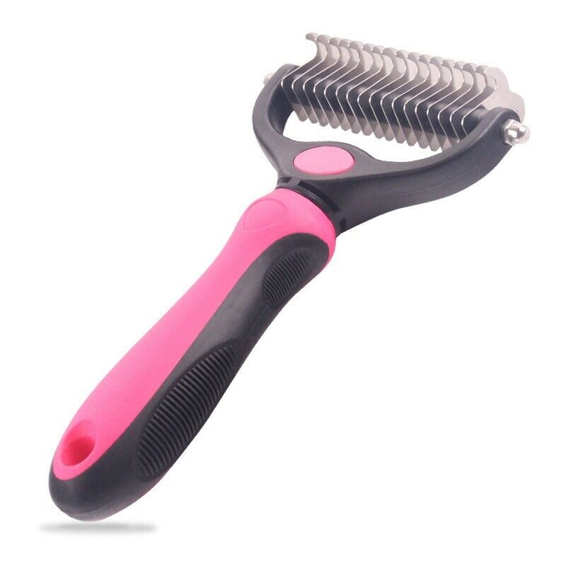 Hair Removal Comb For Dogs Cat Detangler Fur Trimming Brush Grooming Tool F