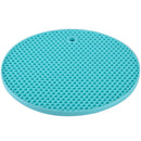 18cm Round Silicone Non-slip Heat Resistant Mat Coaster Cushion Placemat Po V6T3
