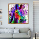 5D DIY Full Drill Diamond Painting Cross Stitch Embroidery Kit (Horse07)