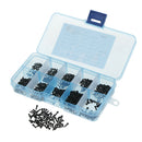 1000Pcs/set M1 M1.2 M1.4 M1.7 mix PA head micro screws round head3 Pz