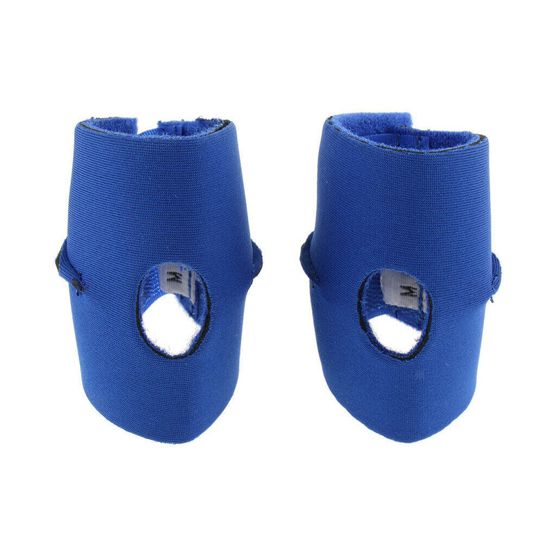 2 Pairs Dog Rear Leg Brace Support To Canine Hind Leg And Hock Joint Blue