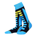 Kids Winter Thermal Long Ski Snowboarding Hiking Sports Socks EU 27-30 Blue
