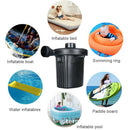 2 in 1 Car Electric Air Pump USB Outdoor Kayak Airbed Cushion Boat Inflator A