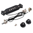 1Set Cigar Box Guitar Pickup with Volume&Tone Pot Jack for Acoustic Classic