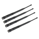 4pcs Plastic TNC UHF Wireless Microphone Antenna Connector Signal Line