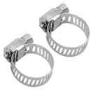25 Pcs Stainless Steel Band Worm Gear Hose Clamp 13-19mm