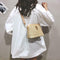 Straw Crossbody Bag Boho Beach Holiday Women Shoulder Bags (Light Brown)