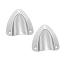 2 Sets Clam Shell Cable Vent Cover For Boat Builders 55x57 Mm