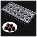 21 Bell Shaped Clear Polycarbonate Mould Chocolate Jelly Candy Mold Tray Ne I4J7