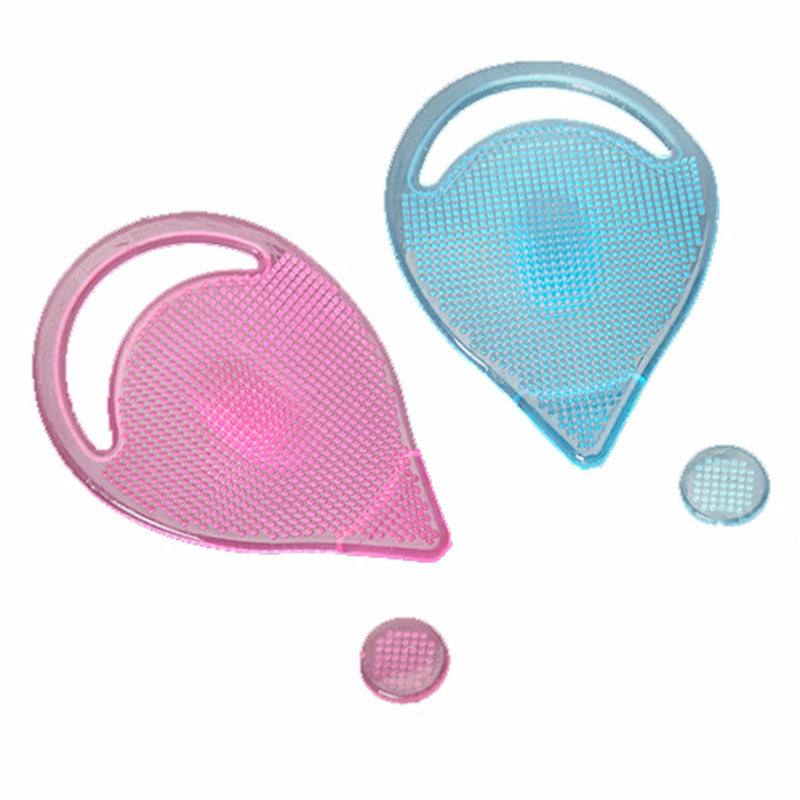 Facial Skin Care Cleansing Silicone Gel Soft Pad Face Blackhead Remover Brush TO