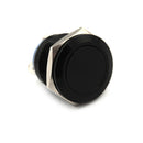 1PC 19mm waterproof black momentary metal push button switch flat top  O YA BX