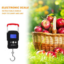 50kg Mini Weighting Electronic Scales Retractable Travel Luggage Scale