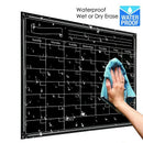A3 Whiteboard Monthly Planner Magnetic Message Board Kitchen Daily Flexible Z7V4