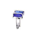 Blue Stainless Steel Mens Wedding Party Gift Shirt Cuff Links Cufflink OZ