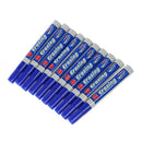 10 x Board Marker Whiteboard Marker Pen Washable Blue M6Q4