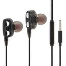 Metal  HEAVY DEEP BASS In-ear Earphones Headphones Metal Headsets Black 1