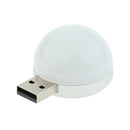 USB LED Rounded Night Lamp for Bedroom Table Tent Reading Warm Color