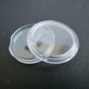 100pcs 26mm Transparent Round Coin Casees Coin Capsule Container Box Storage