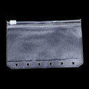 A7 Transparent Traveler Notebook Diary Planner Zipper Products Bag Filing h B4J0