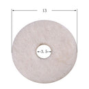 50 Pieces Felt Safety Strap Lock Gaskets Covers DIY for Acoustic/Electric Guitar