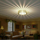 3W LED Aluminum Ceiling Light Fixture White Pendant Light Chandelier K9R8 L D4P5