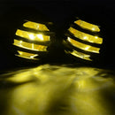 Dc 12V Motorcycle Grill Headlight with Bracktes Motorbike Retro Headlights