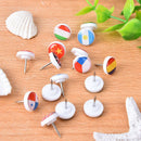 16pcs/box national flag push pins notice board map drawing office thumb tack JR