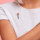 Creative Candle Flame Brooches Backpack Lapel Jacket Clothes Pins Badges A