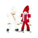 2pcs Christmas Angel Girl Ski Pendant Christmas Tree Decoration For Home Xm